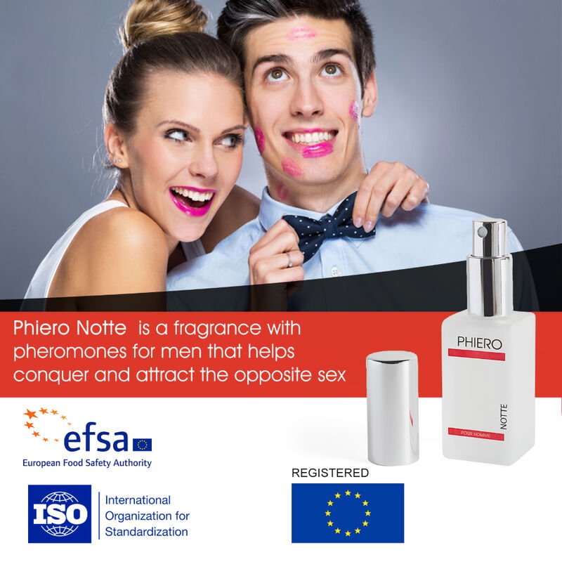 500 COSMETICS - PHIERO NOTTE PERFUME CON FEROMONAS MASCULINO - DROGUERÍA - El Arte del Placer