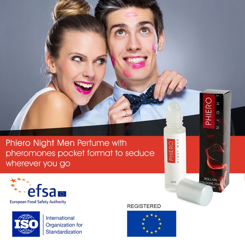 500 COSMETICS - PHIERO NIGHT MAN PERFUME FEROMONAS HOMBRE CON ROLL-ON - DROGUERÍA - El Arte del Placer