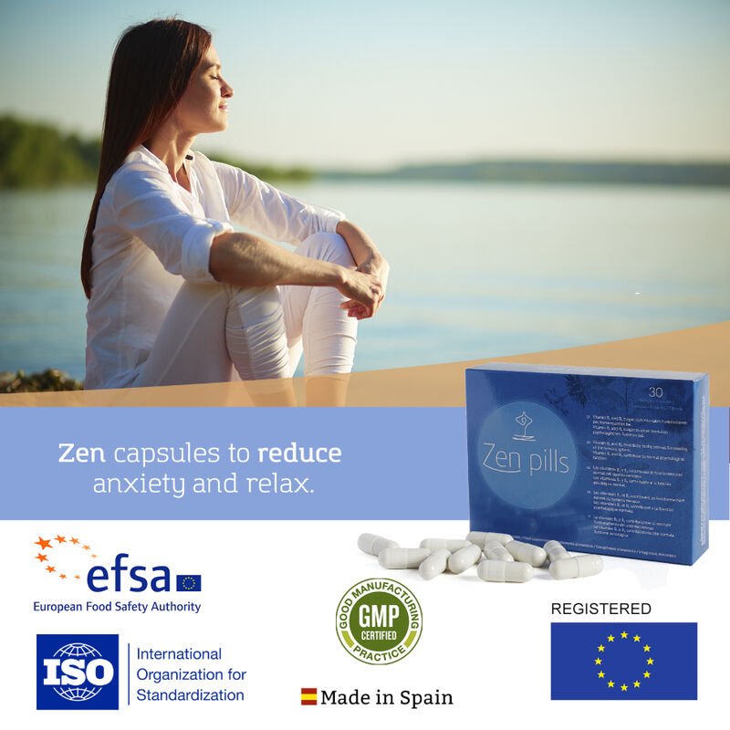 Zen Pills – Complemento alimenticio para el bienestar y la relajación - Cápsulas Unisex - El Arte del Placer