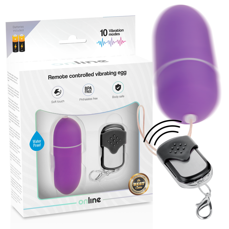 ONLINE – HUEVO VIBRADOR CONTROL REMOTO - Estimuladores - El Arte del Placer