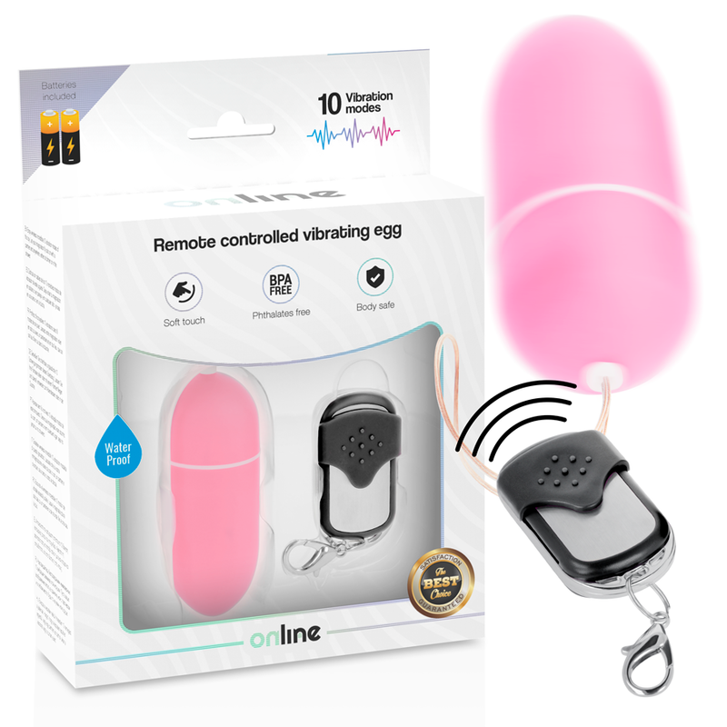 ONLINE – HUEVO VIBRADOR CONTROL REMOTO - Estimuladores - El Arte del Placer