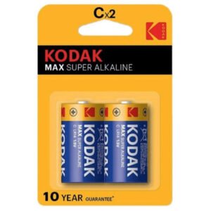 KODAK - MAX PILA ALCALINA C LR14 BLISTER*2 - ARTÍCULOS VARIOS - El Arte del Placer