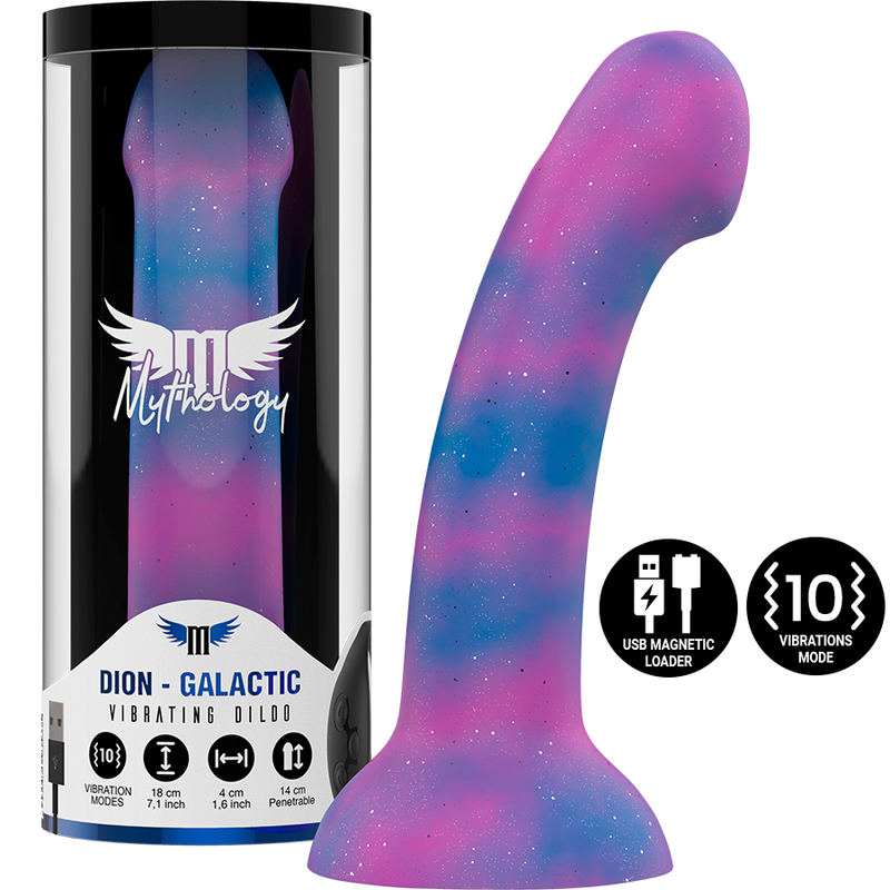 MYTHOLOGY – DION GALACTIC DILDO – VIBRADOR COMPATIBLE CON WATCHME WIRELESS TECHNOLOGY - JUGUETES BIENESTAR …