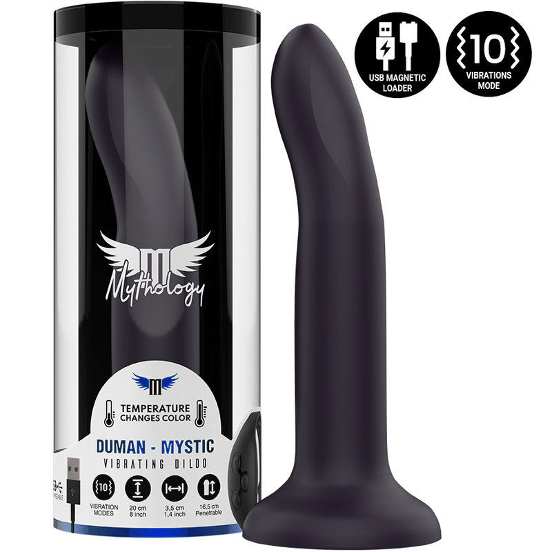 MYTHOLOGY DUMAN MYSTIC DILDO – VIBRADOR COMPATIBLE CON WATCHME WIRELESS TECHNOLOGY - JUGUETES BIENESTAR - El Arte…