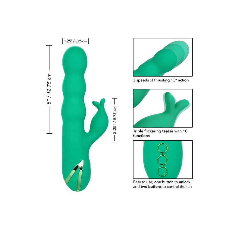 CALEXOTICS - SONOMA SATISFIER GREEN - JUGUETES BIENESTAR - El Arte del Placer