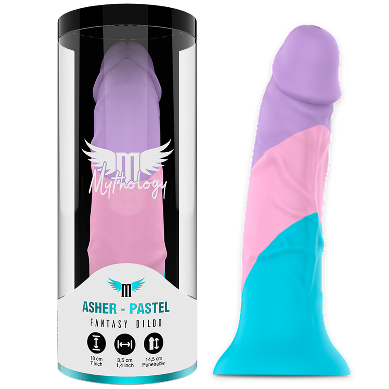 MYTHOLOGY - ASHER PASTEL DILDO - JUGUETES BIENESTAR - El Arte del Placer