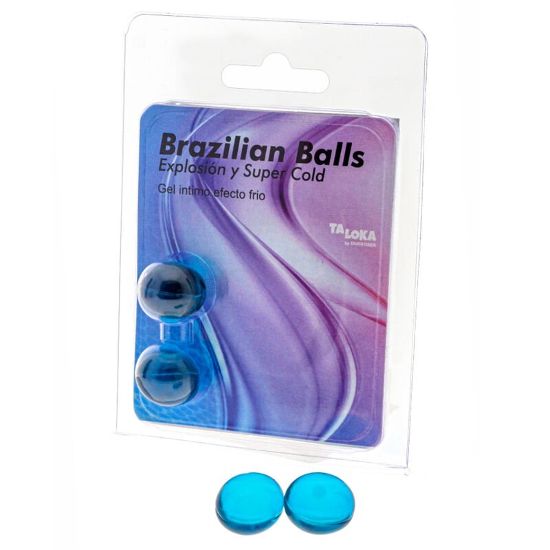 TALOKA - BRAZILIAN BALLS GEL EXCITANTE EFECTO FRÍO 2 BOLAS - DROGUERÍA - El Arte del Placer