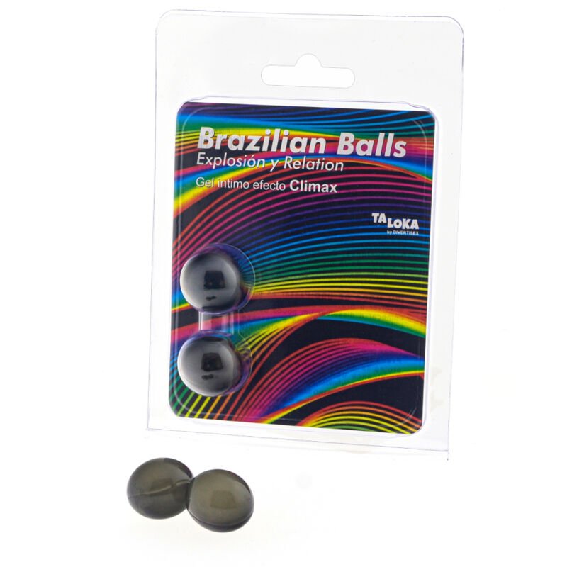 TALOKA - BRAZILIAN BALLS GEL EXCITANTE EFECTO CLIMAX 2 BOLAS - Bolas Brazilian Balls - El Arte del Placer