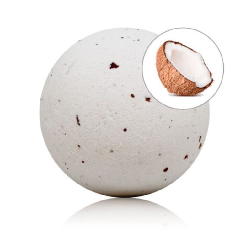 TALOKA - BOMBA DE BAÑO CON AROMA COCO Y PÉTALOS DE ROSA - DROGUERÍA - El Arte del Placer