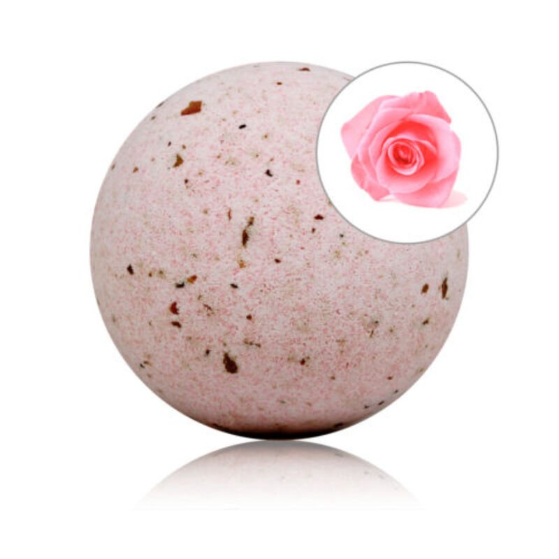 TALOKA - BOMBA DE BAÑO CON AROMA ROSAS Y PÉTALOS DE ROSA - DROGUERÍA - El Arte del Placer