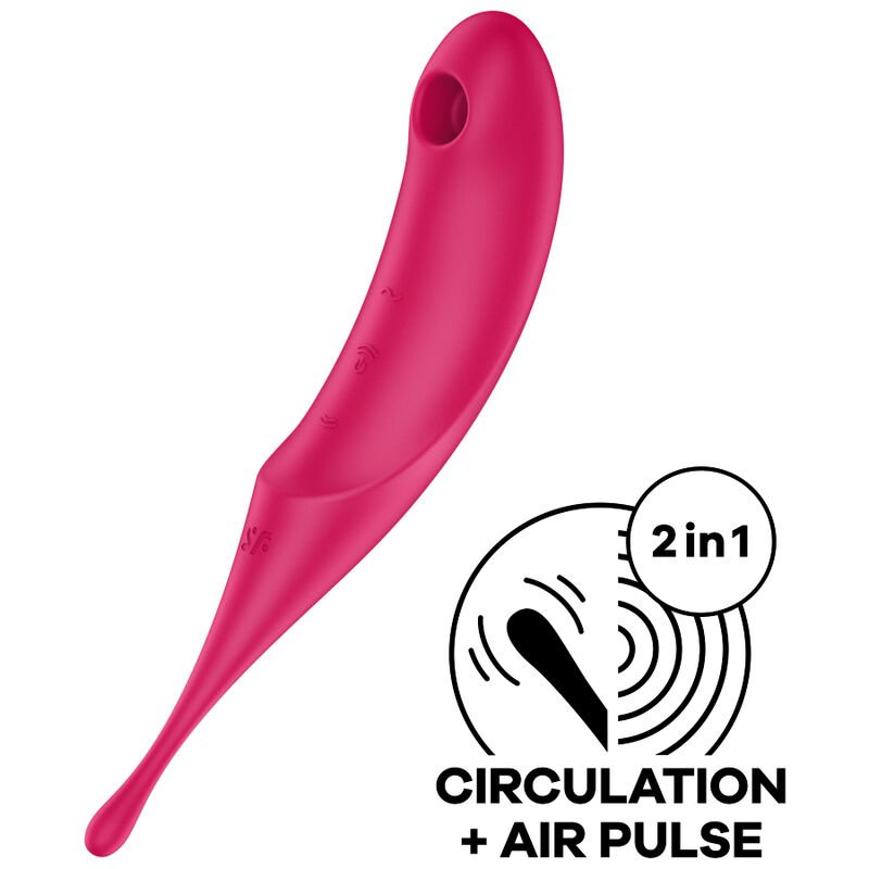 SATISFYER – TWIRLING PRO ESTIMULADOR Y VIBRADOR - Estimuladores - El Arte del Placer