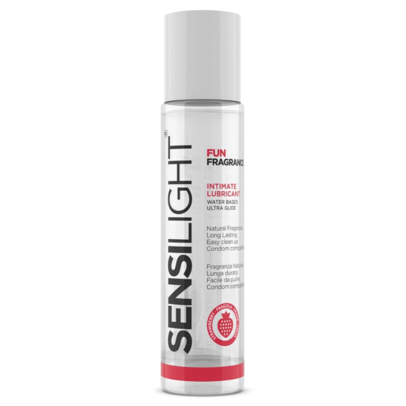 INTIMATELINE - SENSILIGHT LUBRICANTE BASE AGUA FRESA 60 ML - Con deliciosos Sabores - El Arte del Placer