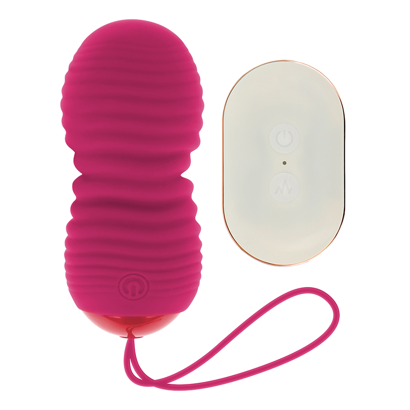 OHMAMA - HUEVO CONTROL REMOTO 7 MODOS UP AND DOWN ROSA - JUGUETES BIENESTAR - El Arte del Placer