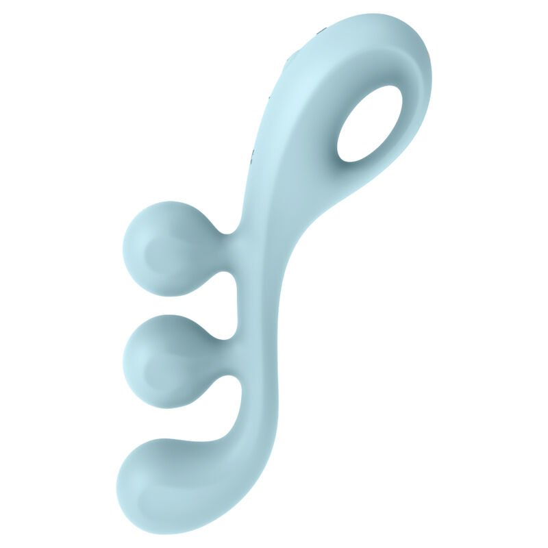 SATISFYER - TRI BALL 2 MULTI VIBRADOR AZUL - JUGUETES BIENESTAR - El Arte del Placer
