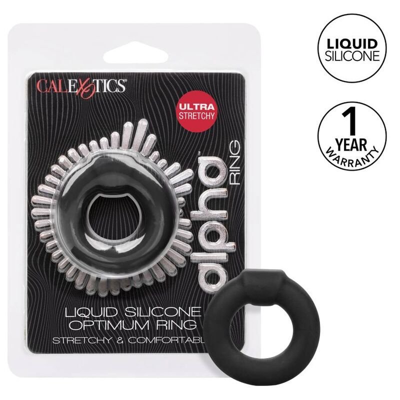 CALEXOTICS - ALPHA OPTIMUM RING NEGRO - Accesorios para el pene - El Arte del Placer