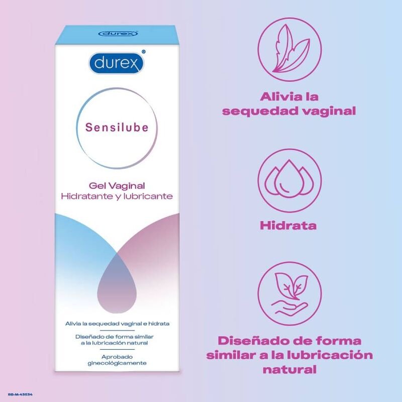 DUREX - SENSILUBE GEL HIDRATANTE Y LUBRICANTE 40 ML - Base Agua - El Arte del Placer