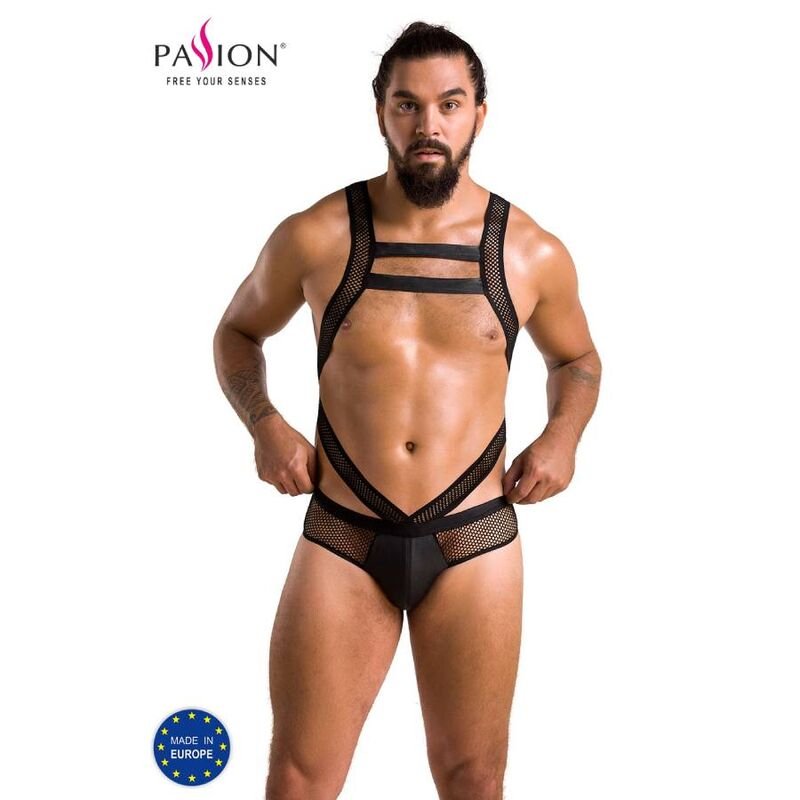 PASSION - 045 BODY VICTOR NEGRO L/XL - Lencería Hombre - El Arte del Placer