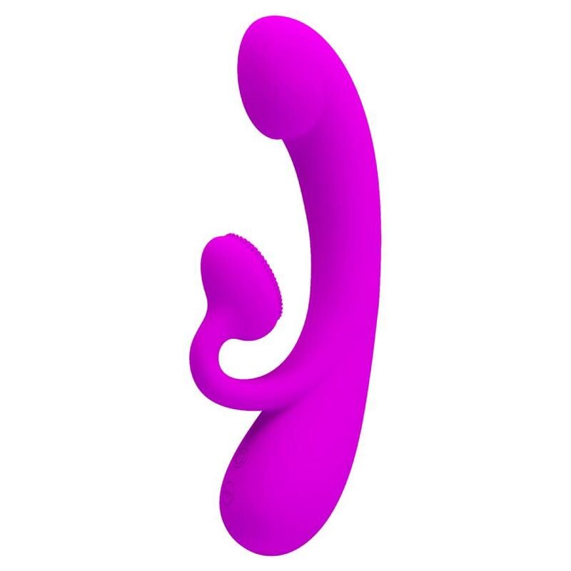 PRETTY LOVE - SINCERE VIBRADOR Y SUCCIONADOR DE CLÍTORIS SILICONA MORADO - Estimuladores - El Arte del Placer