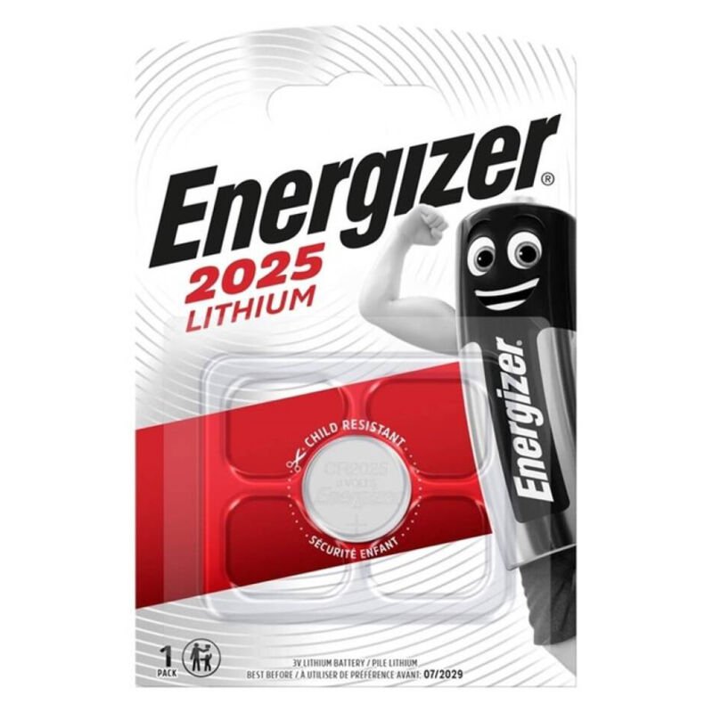 ENERGIZER - PILA BOTON LITIO CR2025 3V BLISTER*1 - ARTÍCULOS VARIOS - El Arte del Placer