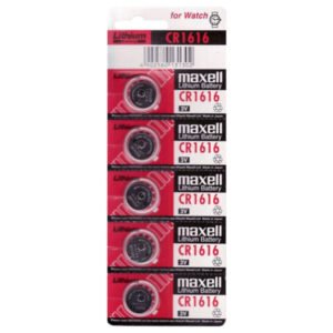 MAXELL - PILA BOTON LITIO CR1616 3V BLISTER*5 - ARTÍCULOS VARIOS - El Arte del Placer