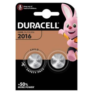 DURACELL - PILA BOTON LITIO CR2016 3V BLISTER*2 - ARTÍCULOS VARIOS - El Arte del Placer