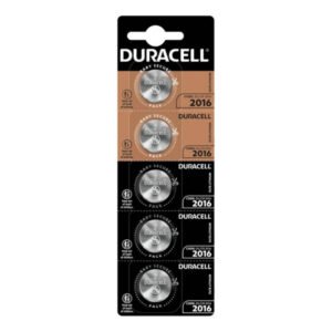 DURACELL - PILA BOTON LITIO CR2016 3V BLISTER*5 - ARTÍCULOS VARIOS - El Arte del Placer