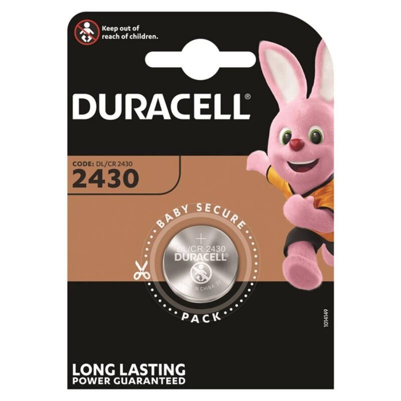 DURACELL - PILA BOTON LITIO CR2430 3V BLISTER*1 - ARTÍCULOS VARIOS - El Arte del Placer