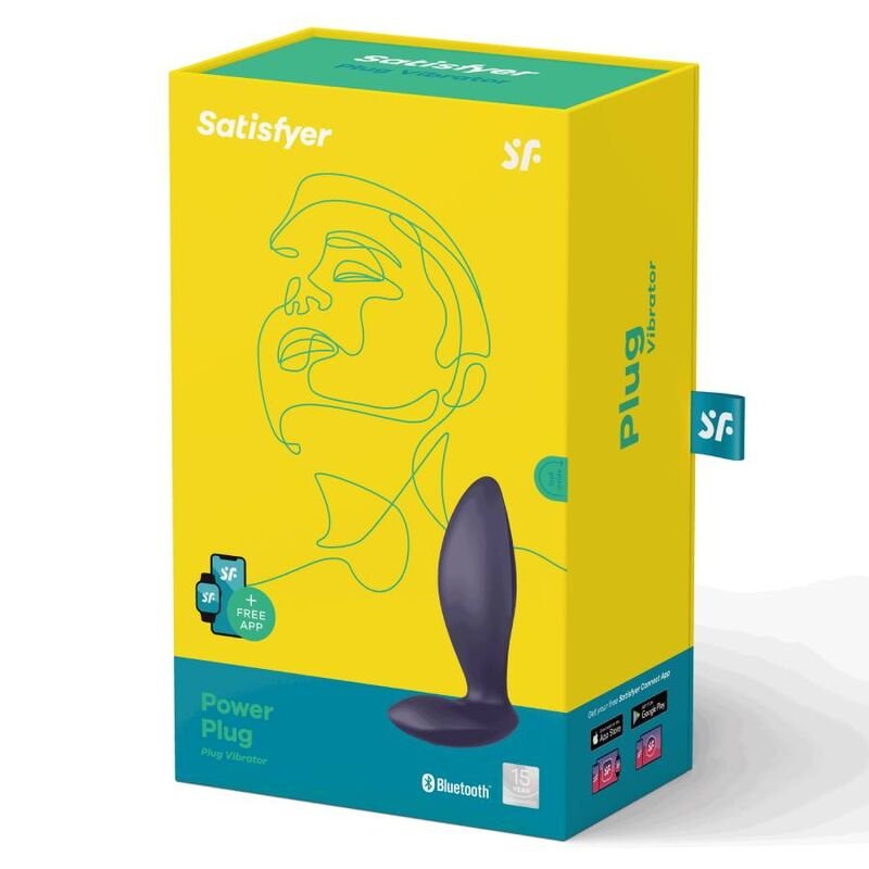 SATISFYER - POWER PLUG MORADO - Anal - El Arte del Placer