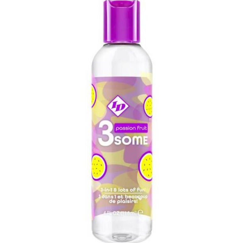 ID 3SOME - 4 FL OZ FRUTA DE LA PASIÓN - Con deliciosos Sabores - El Arte del Placer