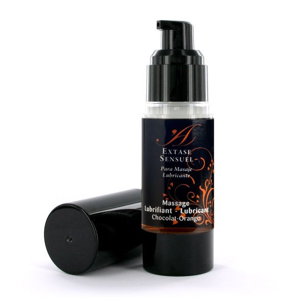EXTASE SENSUAL - LUBRICANTE CHOCOLATE & NARANJA 30 ML - Con deliciosos Sabores - El Arte del Placer