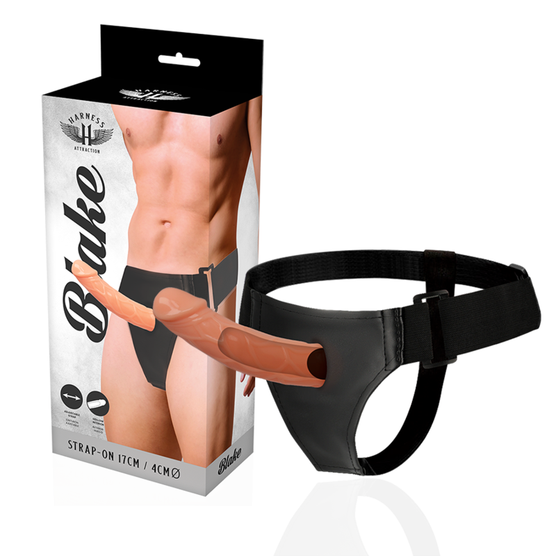 HARNESS ATTRACTION - ARNÉS  HUECO BLAKE 15.5 CM -O- 4 CM - Accesorios para el pene - El Arte del Placer