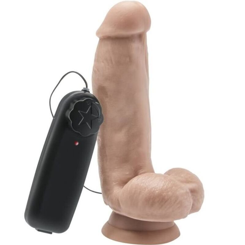 GET REAL - DILDO 12 CM CON TESTÍCULOS VIBRADOR NATURAL - JUGUETES BIENESTAR - El Arte del Placer