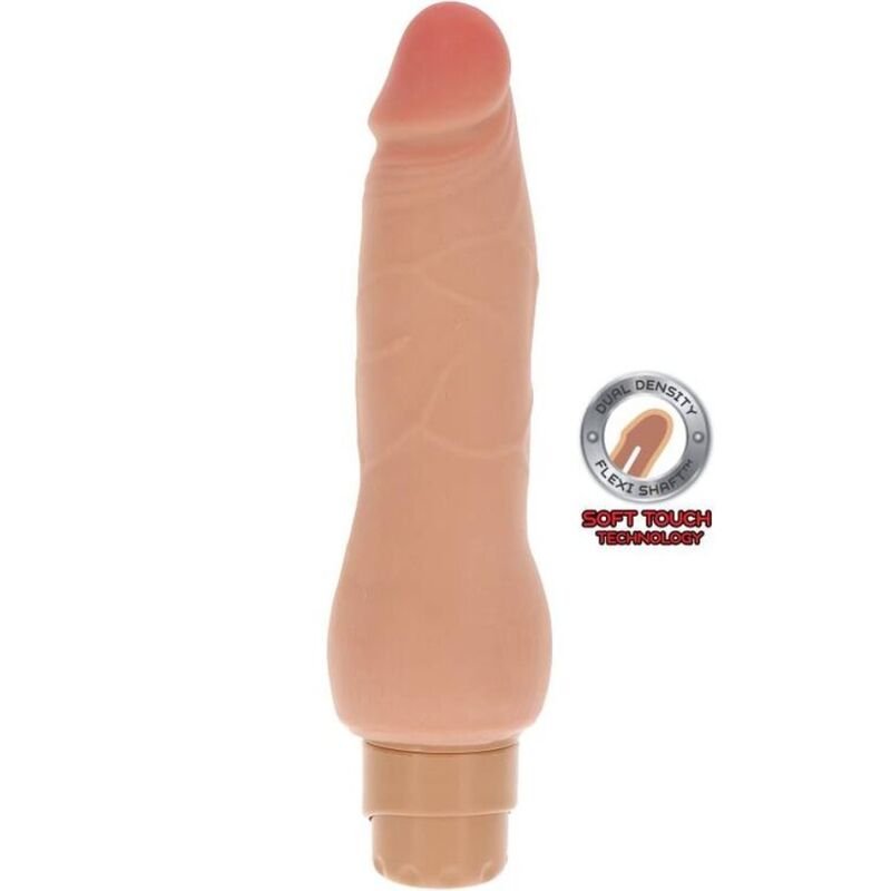 GET REAL - DUAL DENSITY SMOOTH VIBRADOR NATURAL - JUGUETES BIENESTAR - El Arte del Placer