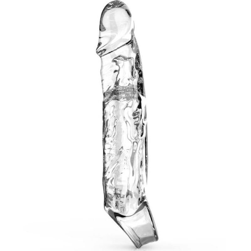 GET REAL - EXTENSIÓN LARGO 19 CM TRANSPARENTE - Accesorios para el pene - El Arte del Placer