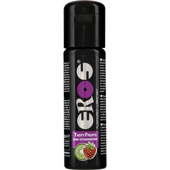 EROS - TASTY FRUITS LUBRICANTE FRESA Y KIWI 100 ML - Con deliciosos Sabores - El Arte del Placer