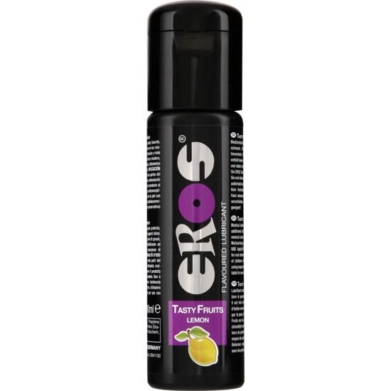 EROS - TASTY FRUITS LUBRICANTE LIMON 100 ML - Con deliciosos Sabores - El Arte del Placer