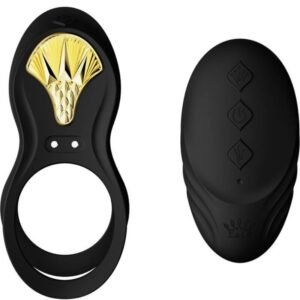 Zalo - Bayek Anillo Vibrador Control Remoto Parejas Negro