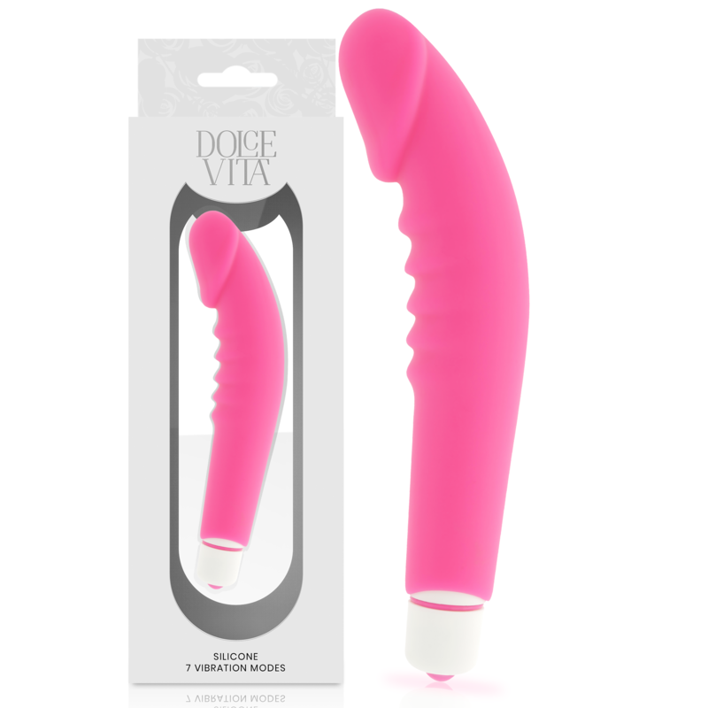 DOLCE VITA – REALISTIC PLEASURE VIBRADOR SILICONA - JUGUETES BIENESTAR - El Arte del Placer