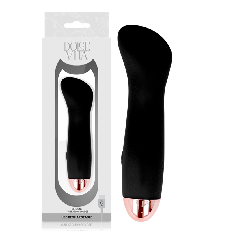 DOLCE VITA – VIBRADOR RECARGABLE ONE 7 VELOCIDADES - JUGUETES BIENESTAR - El Arte del Placer