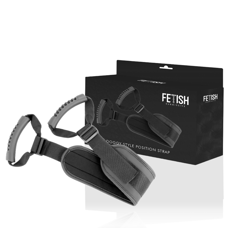 FETISH SUBMISSIVE - ARNÉS PARA HACERLO ESTILO PERRITO CON FORRO DE NEOPRENO - Arneses - El Arte del Placer