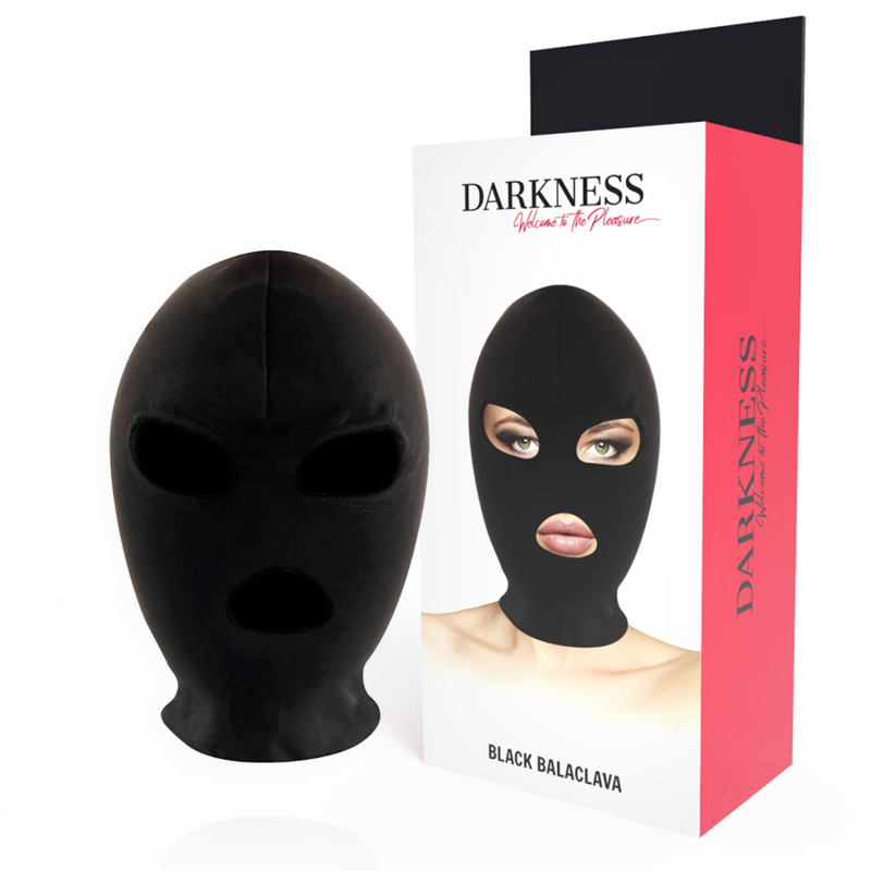 DARKNESS - BDSM MÁSCARA SUMISIÓN BOCA Y OJOS NEGRO - Artículos BDSM - El Arte del Placer