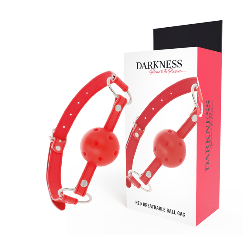 DARKNESS – MORDAZA TRANSPIRABLE - BDSM & BONDAGE - El Arte del Placer