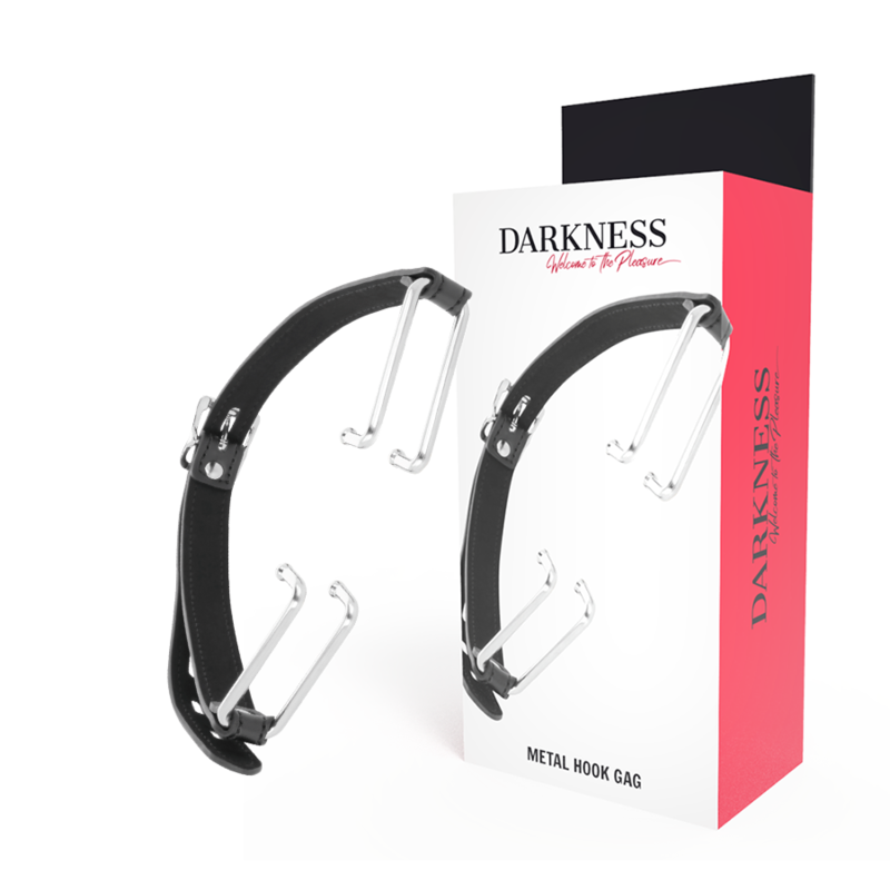 DARKNESS - MORDAZA CON GANCHO NEGRO - BDSM & BONDAGE - El Arte del Placer