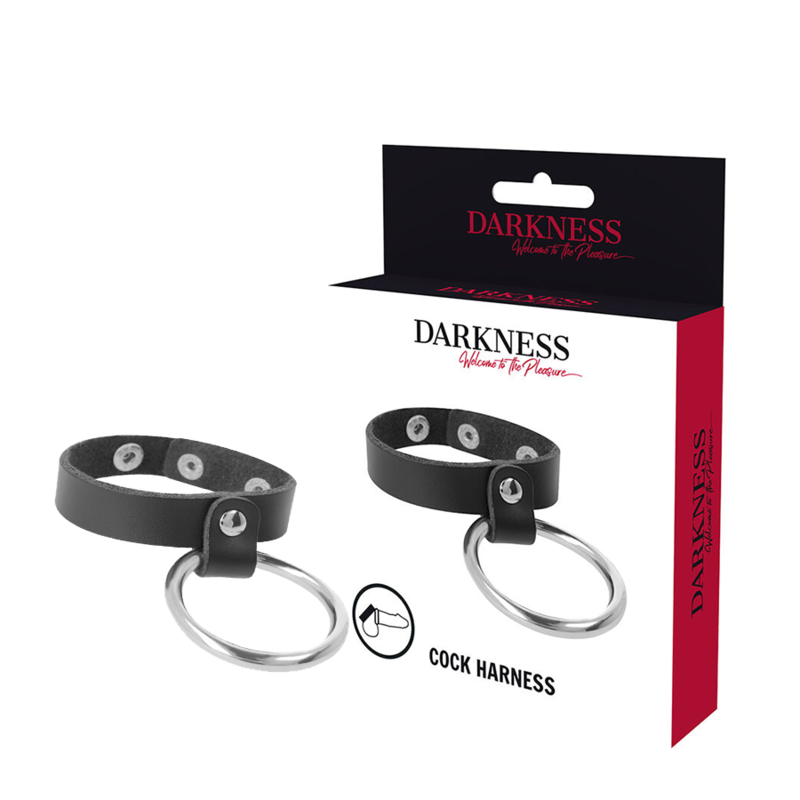 DARKNESS - ANILLO DE METAL PARA EL PENE Y TESTÍCULOS - Accesorios para el pene - El Arte del Placer