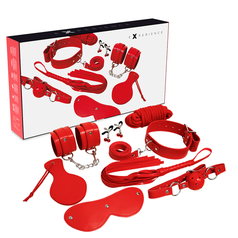 EXPERIENCE - BDSM FETISH KIT SERIE BLACK - JUGUETES BIENESTAR - El Arte del Placer