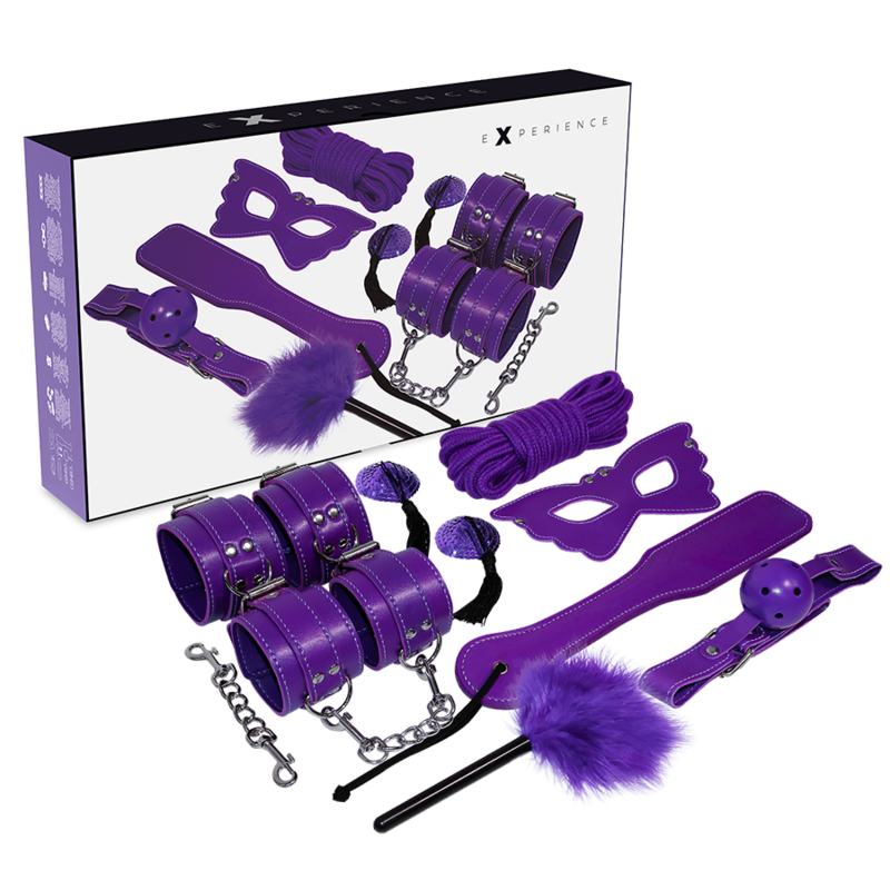 EXPERIENCE - BDSM FETISH KIT SERIE BLACK - JUGUETES BIENESTAR - El Arte del Placer