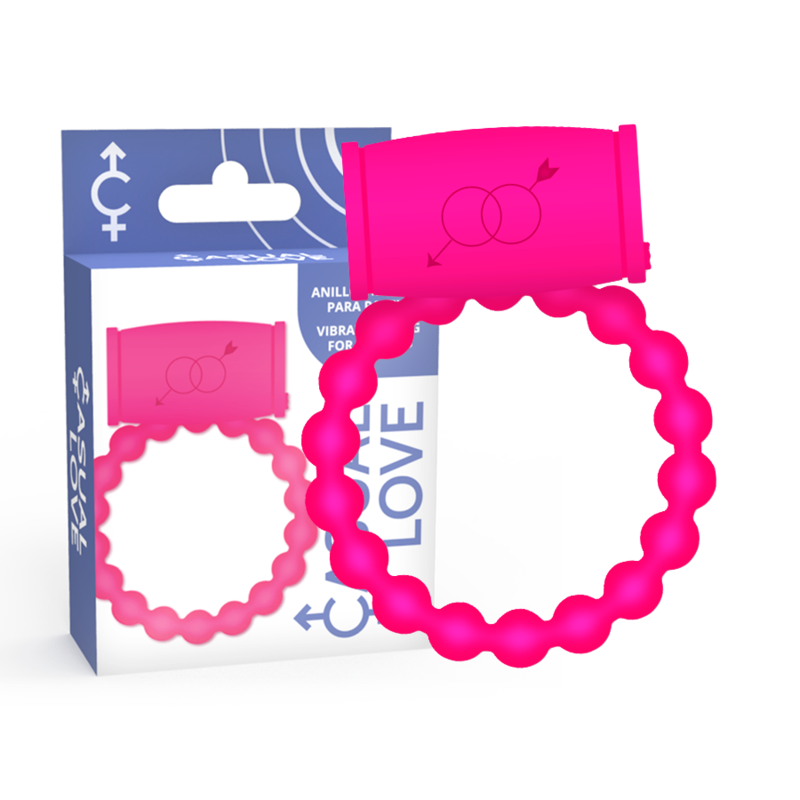 CASUAL LOVE - 25 ANILLO VIBRADOR ROSA - Accesorios para el pene - El Arte del Placer