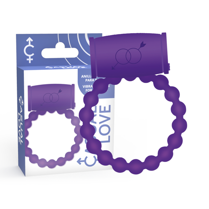 CASUAL LOVE - 25 ANILLO VIBRADOR PAREJAS VIOLETA - Accesorios para el pene - El Arte del Placer