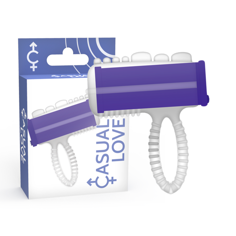 CASUAL LOVE - RING VIBRADOR LENGUA LILA - Accesorios para el pene - El Arte del Placer
