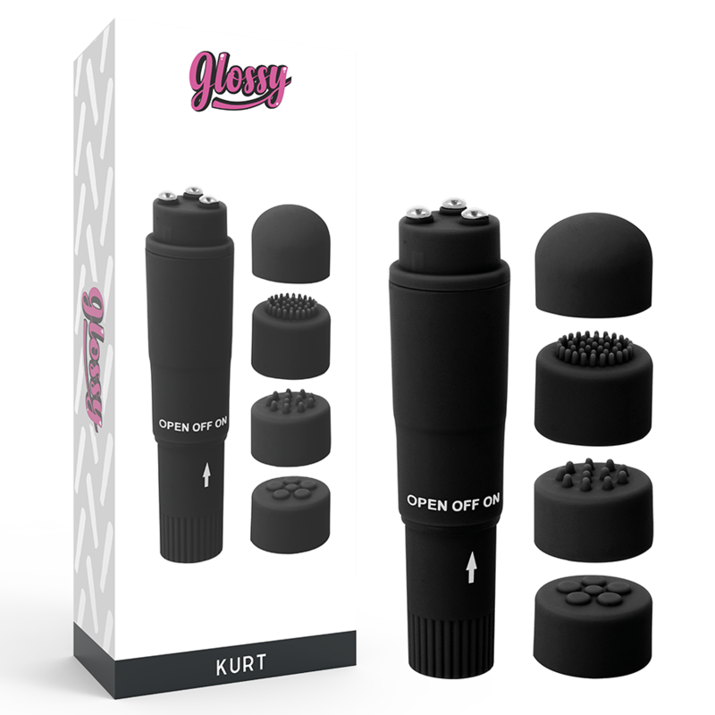 GLOSSY – POCKET KURT MASAJEADOR - JUGUETES BIENESTAR - El Arte del Placer